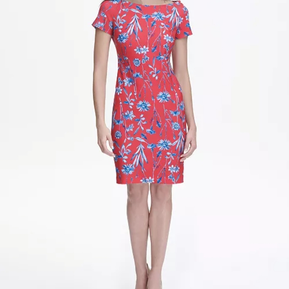 NWT Tommy Hilfiger Red and Blue Dress